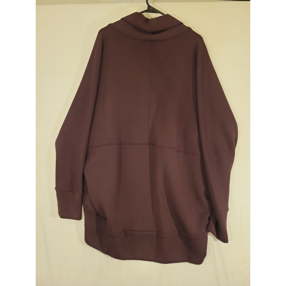 Spanx Airessentials Cocoon Cardigan Plum Womens M L Luxurious Relaxed Activewear - Picture 5 of 7